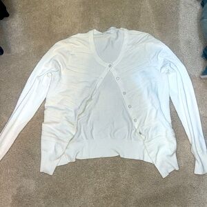 White charter club cardigan women’s size small